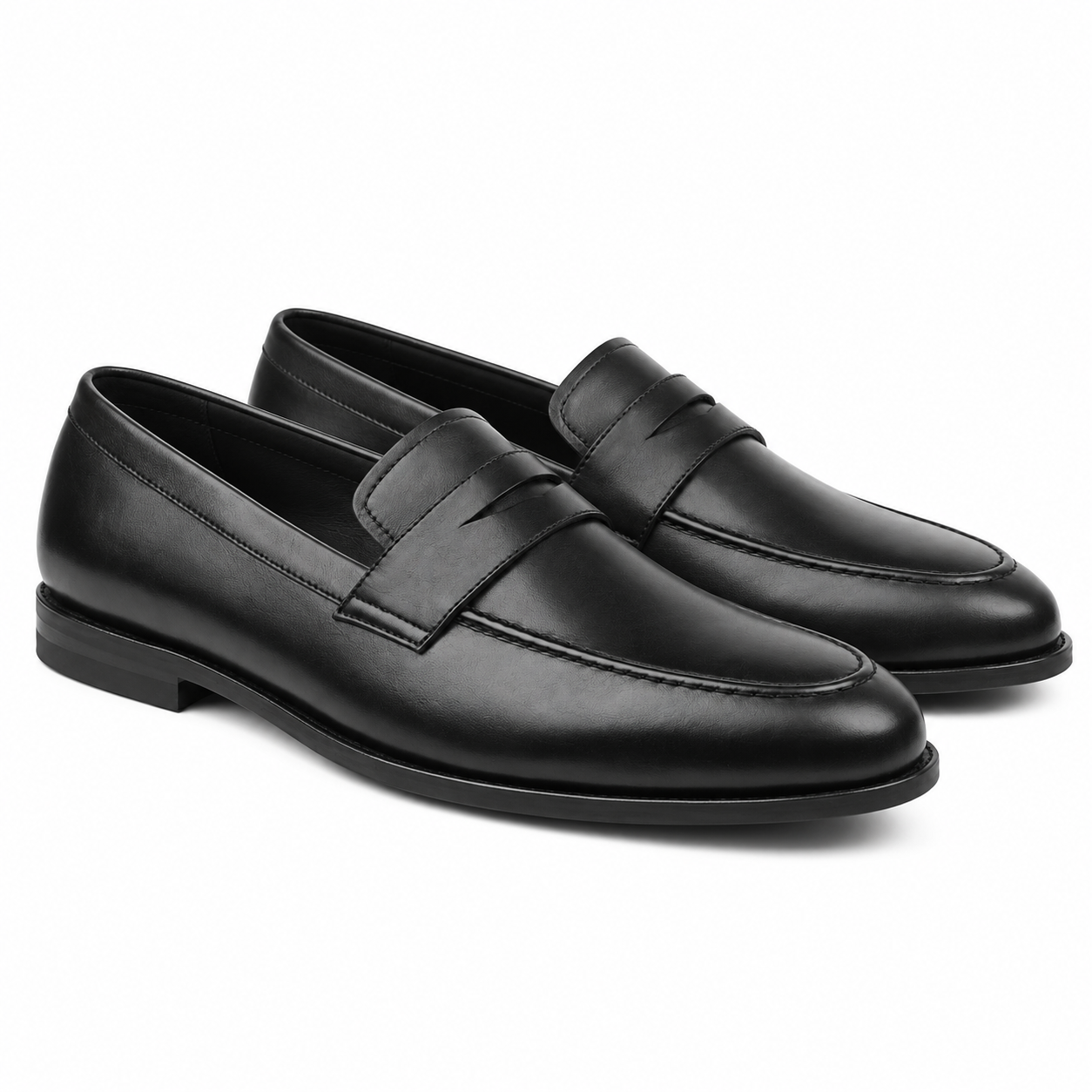Camden Men's Black Calf Leather Loafer