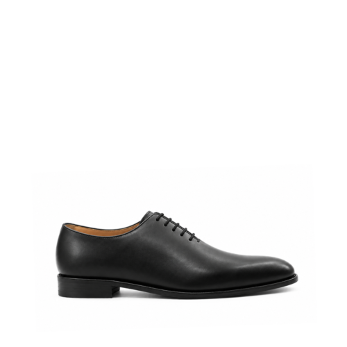 Belgrave Men's Black Calf Leather Wholecut Shoes