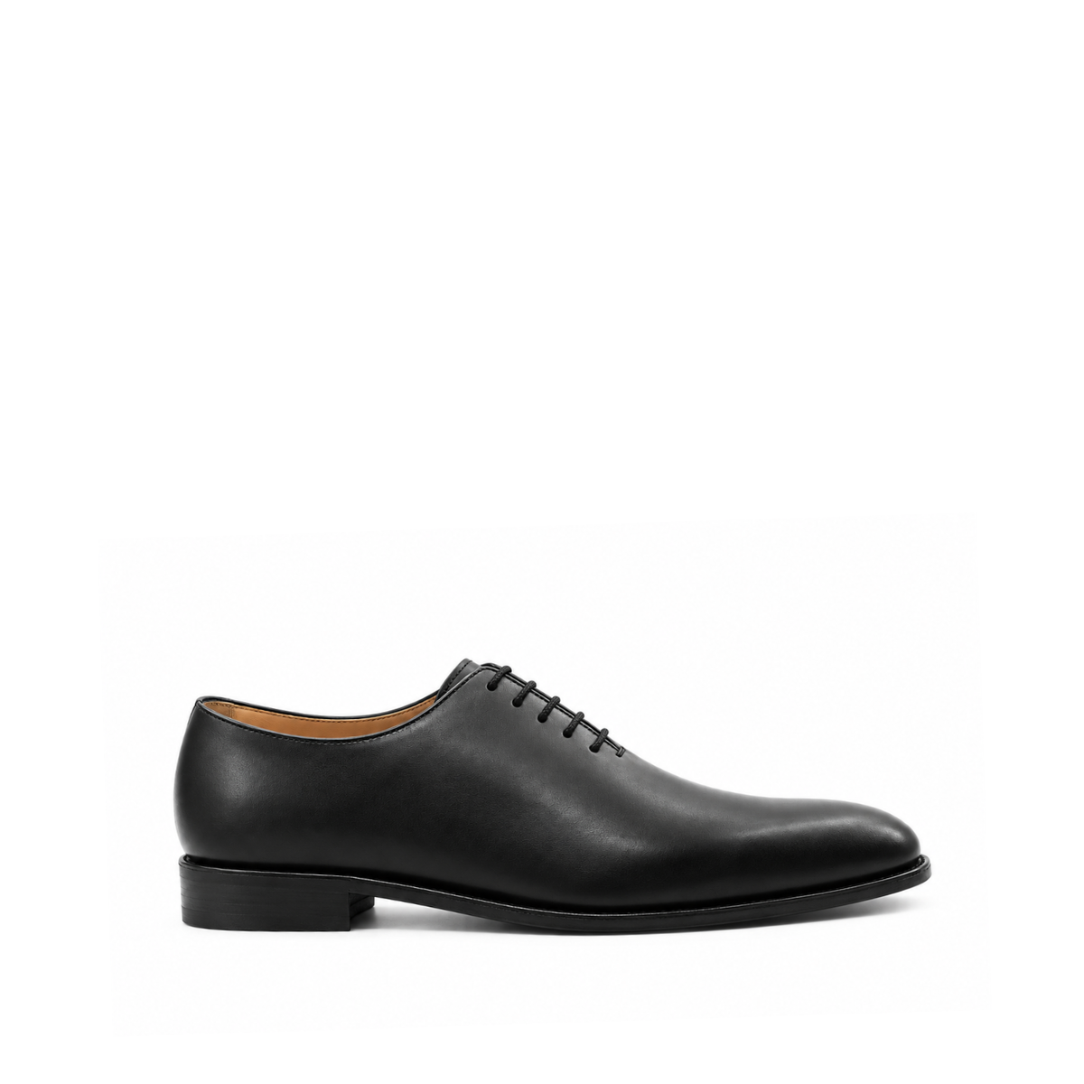 Belgrave Men's Black Calf Leather Wholecut Shoes