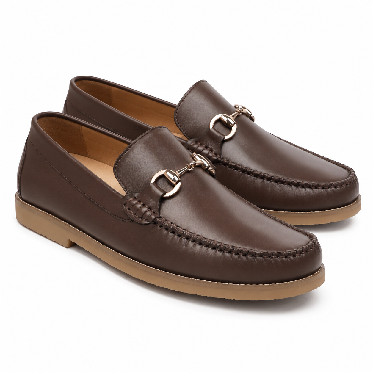Cavendish Men's Dark Brown Calf Leather Loafer