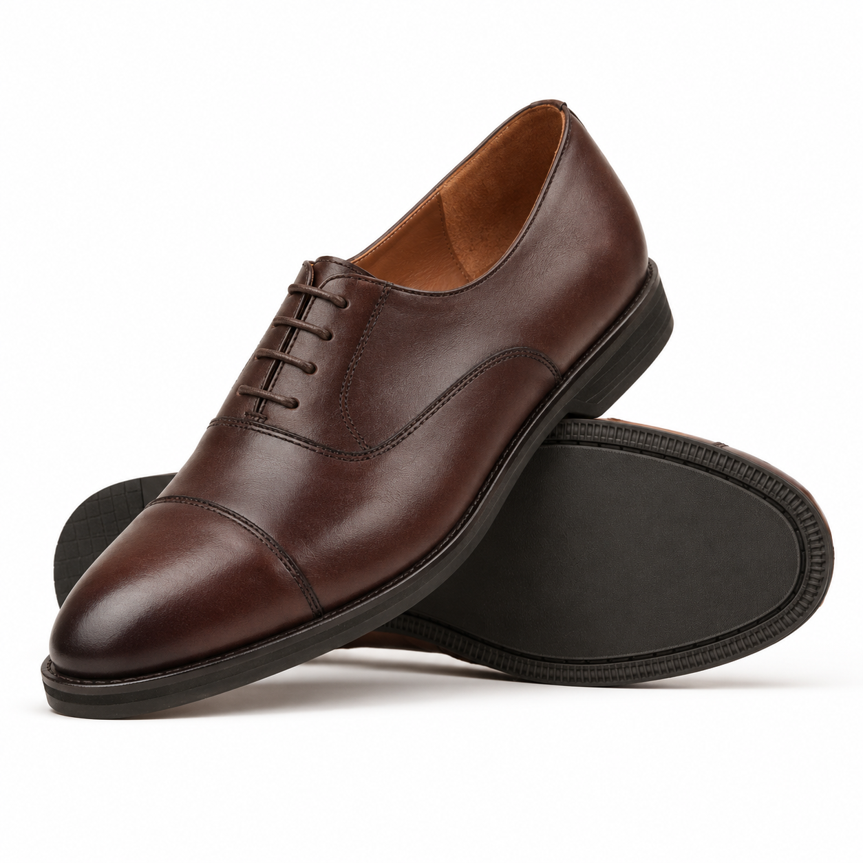 Beaumont Men's Dark Brown Calf Leather Oxford Shoes