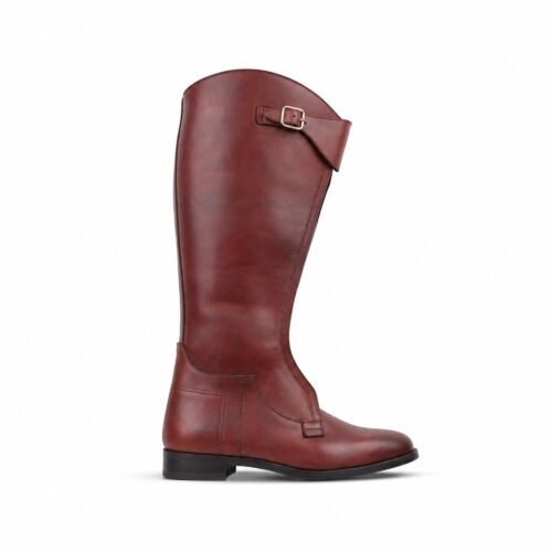 Hudson Men's Oxblood Pull Up Leather Riding Boot
