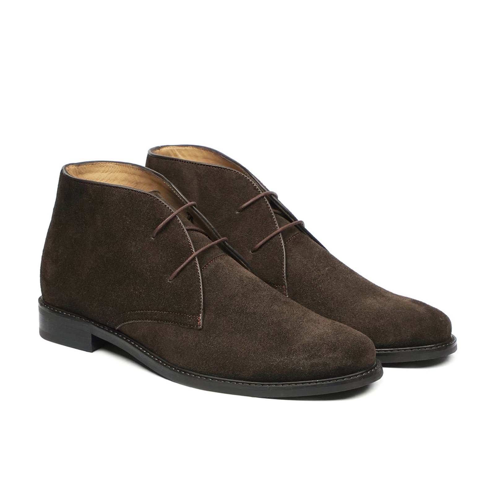 Lincoln Men's Brown Kid Suede Chukka Boot