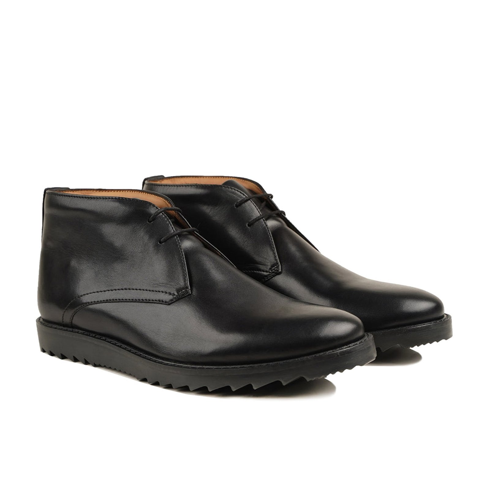 Merrick Men's Black Calf Leather Chukka Boot