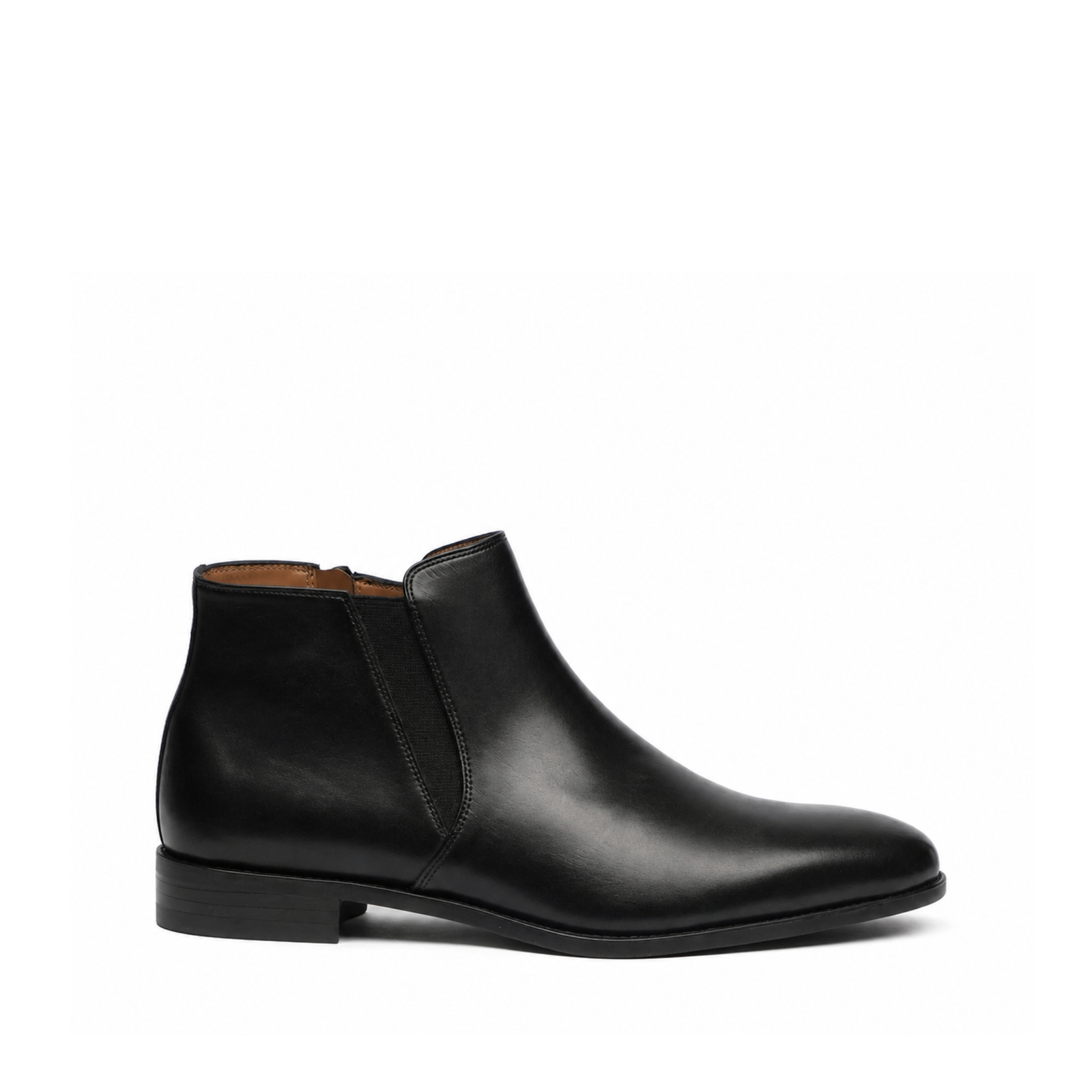 Quincy Men's Black Calf Leather Chelsea Boot