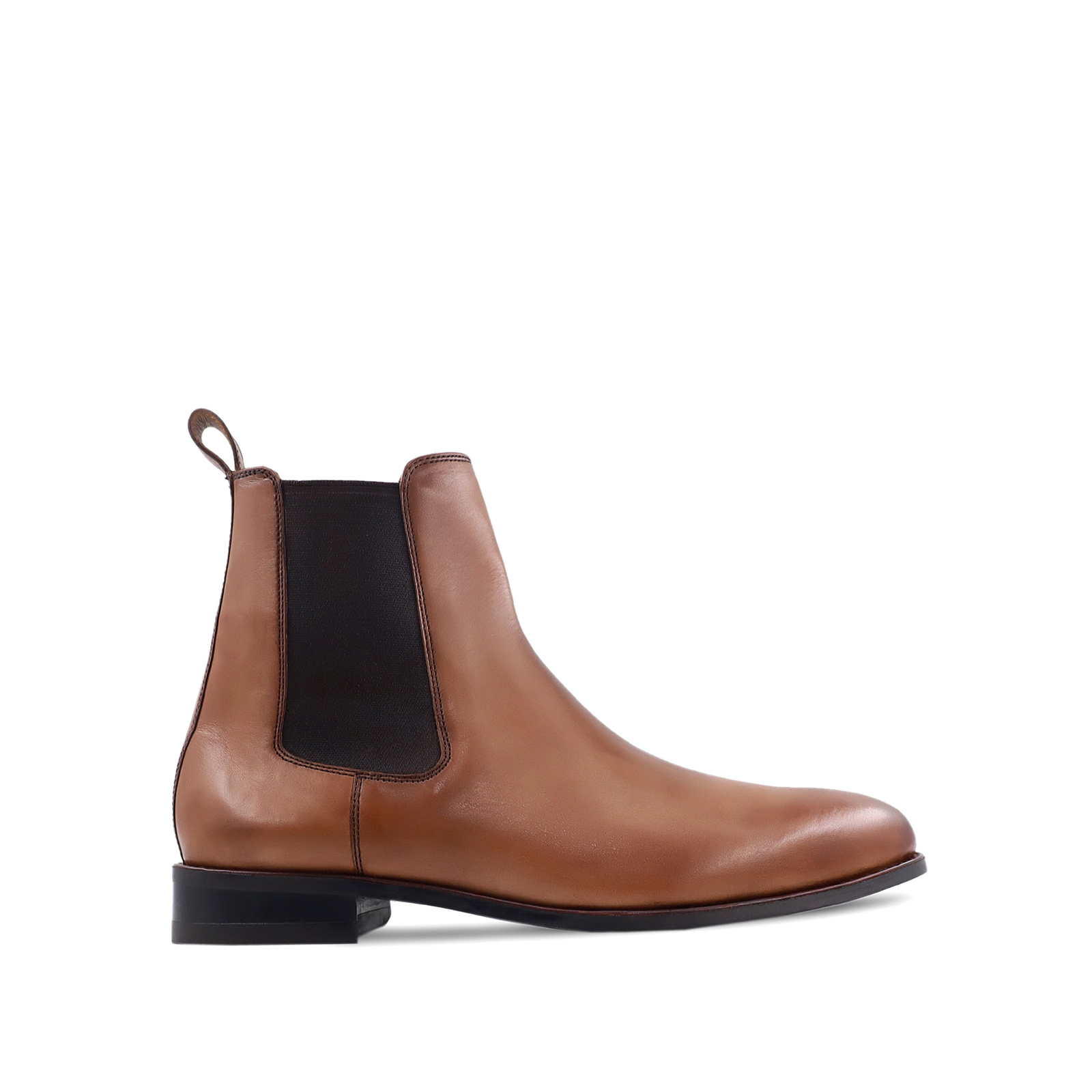 Remington Men's Brown Patina Calf Leather Chelsea Boot