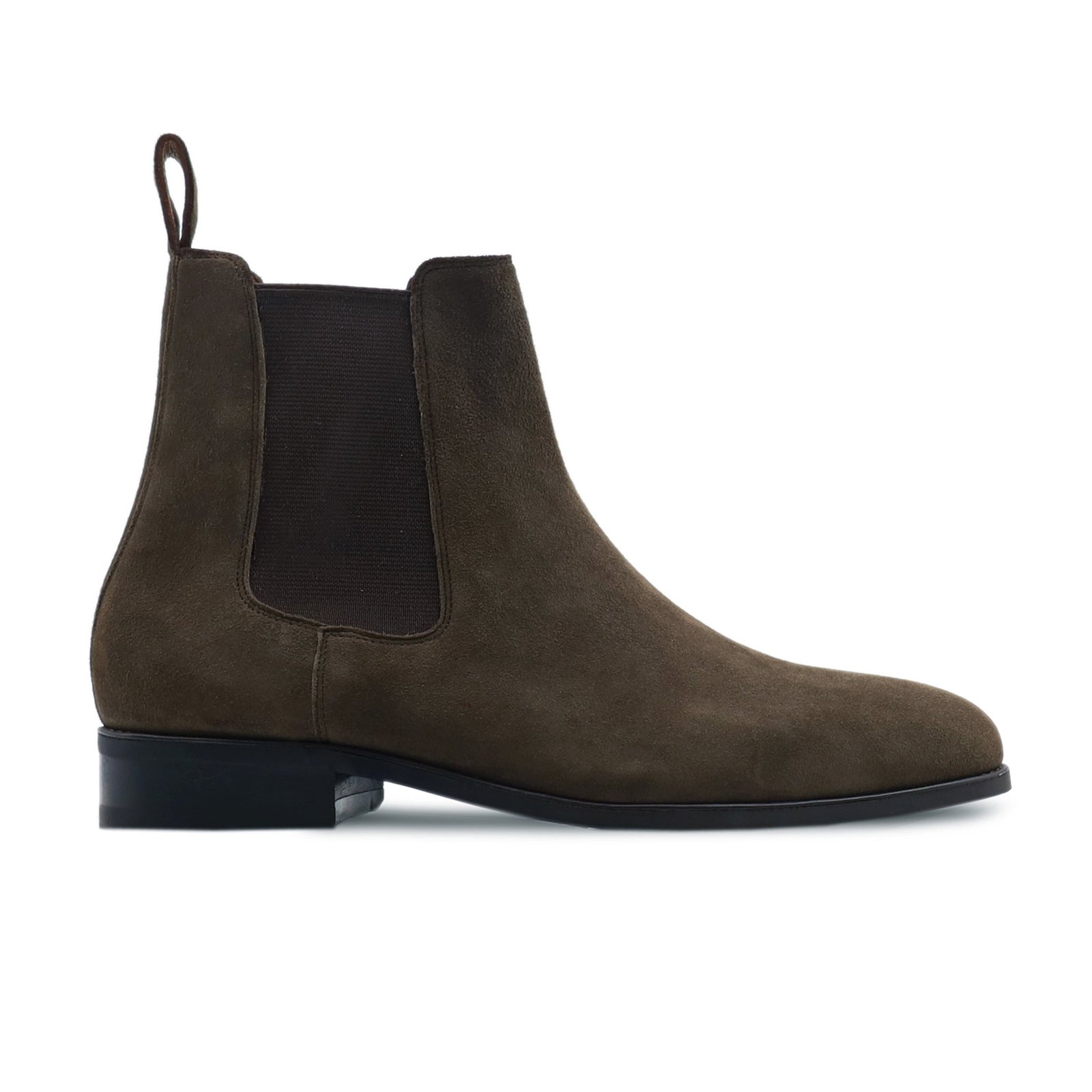 Barton 2 Men's Chocolate Brown Kid Suede Chelsea Boot