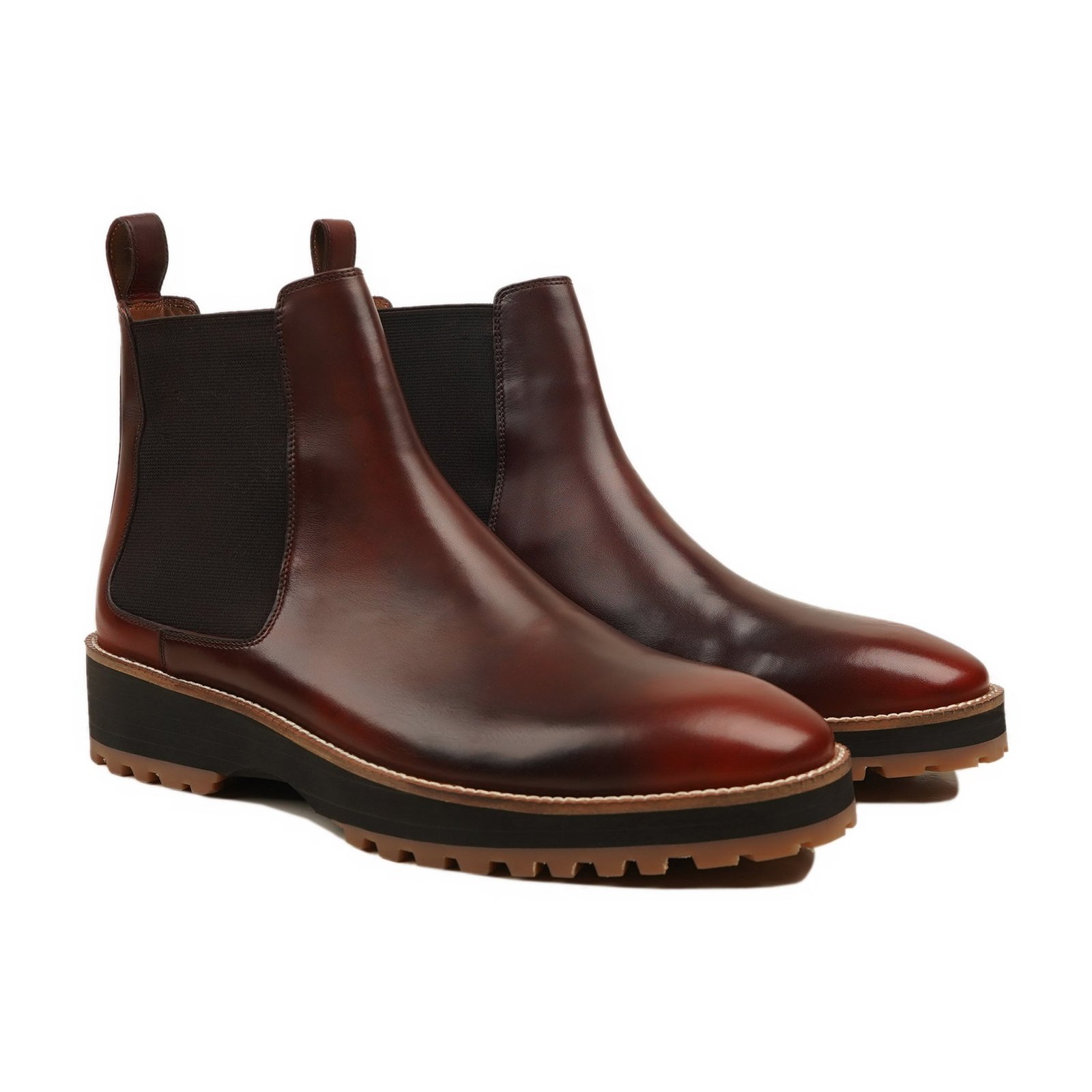 Arundel 4 Men's Burnished Oxblood Calf Leather Chelsea Boot