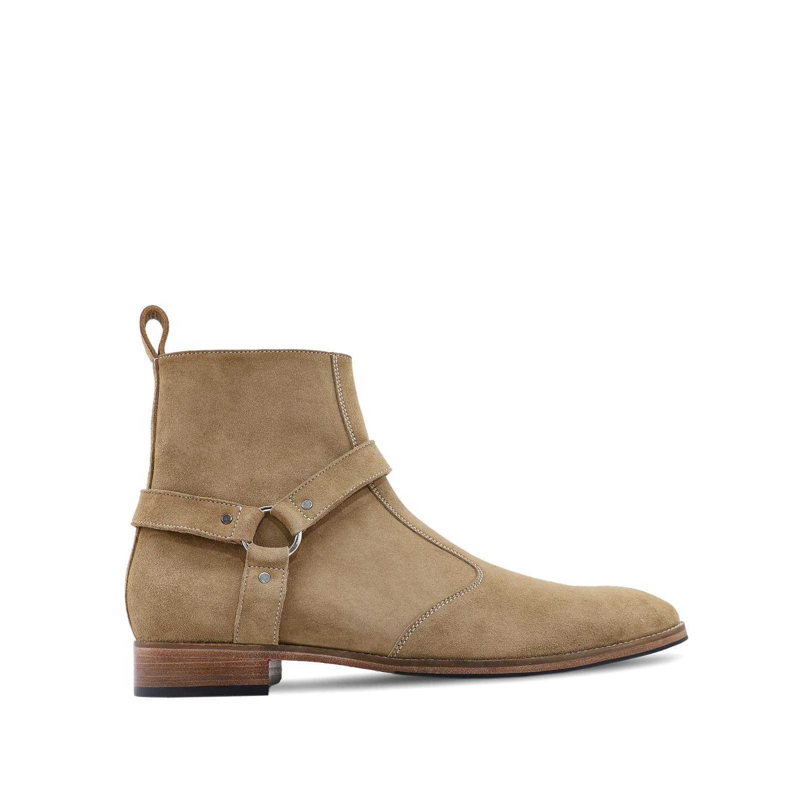 Brooks 4 Men's Camel Kid Suede Jodhpur Boot