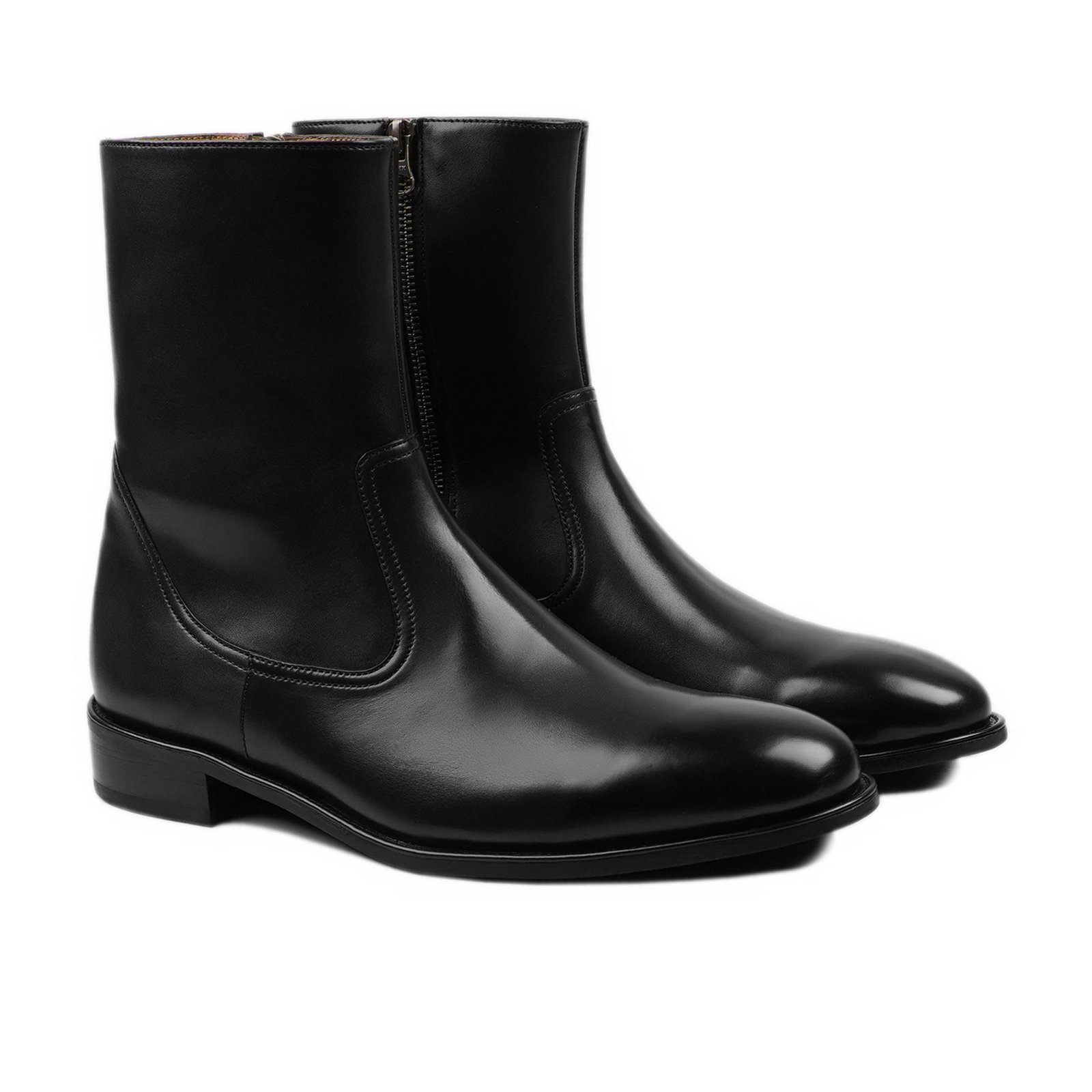 Burton 4 Men's Black Calf Leather Chelsea Boot