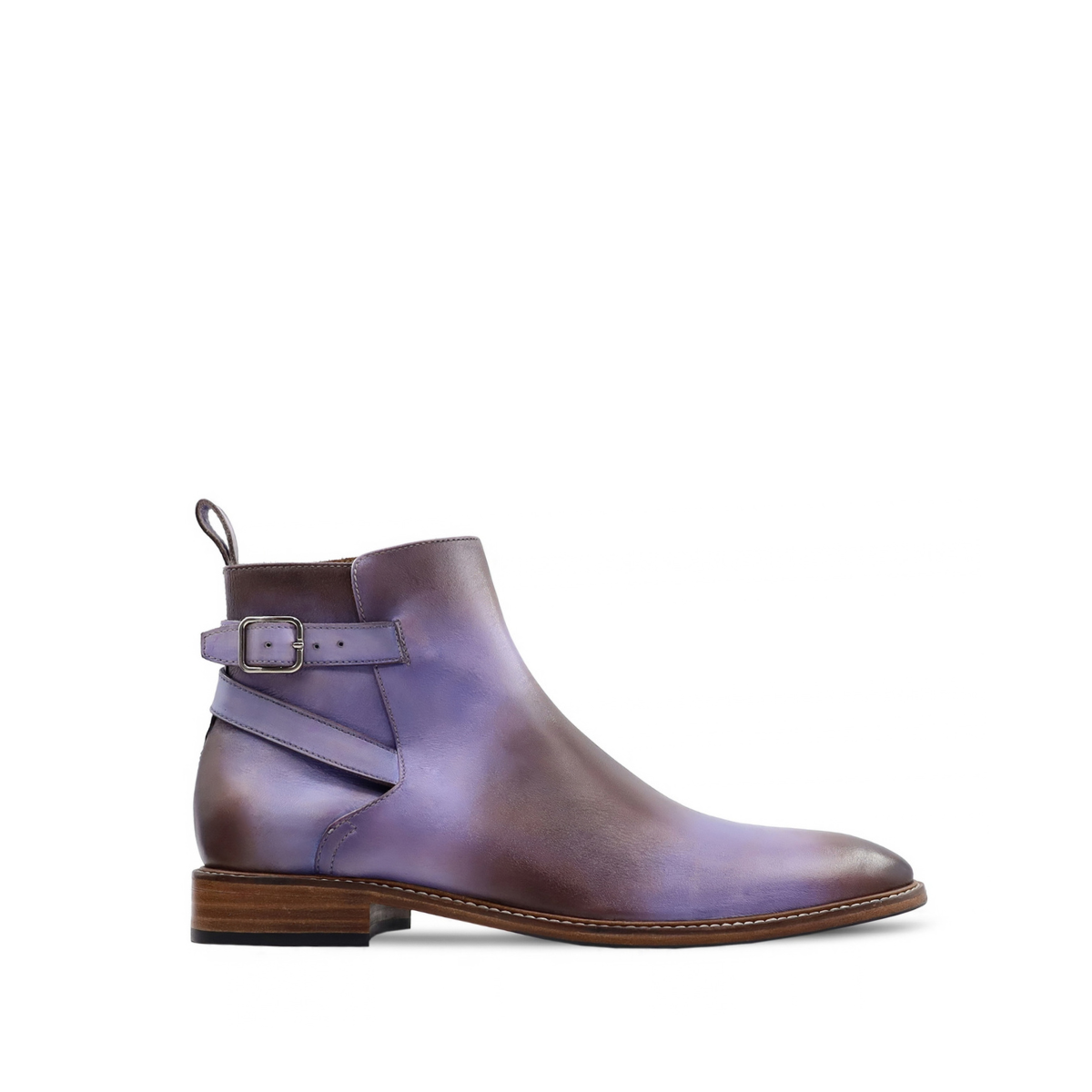 Hudson 4 Men's Burnished Purple Calf Leather Jodhpur Boot