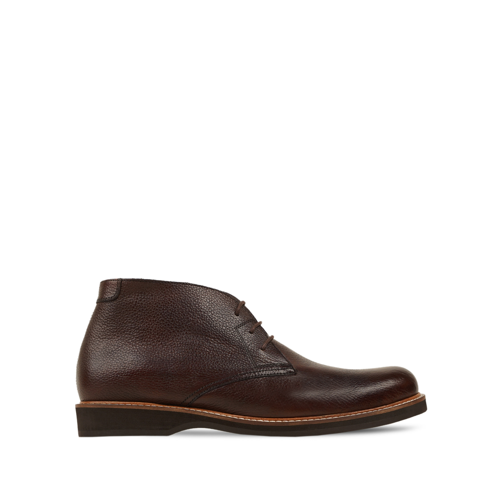Kensington 4 Men's Brown Pebble Grain Leather Chukka Boot