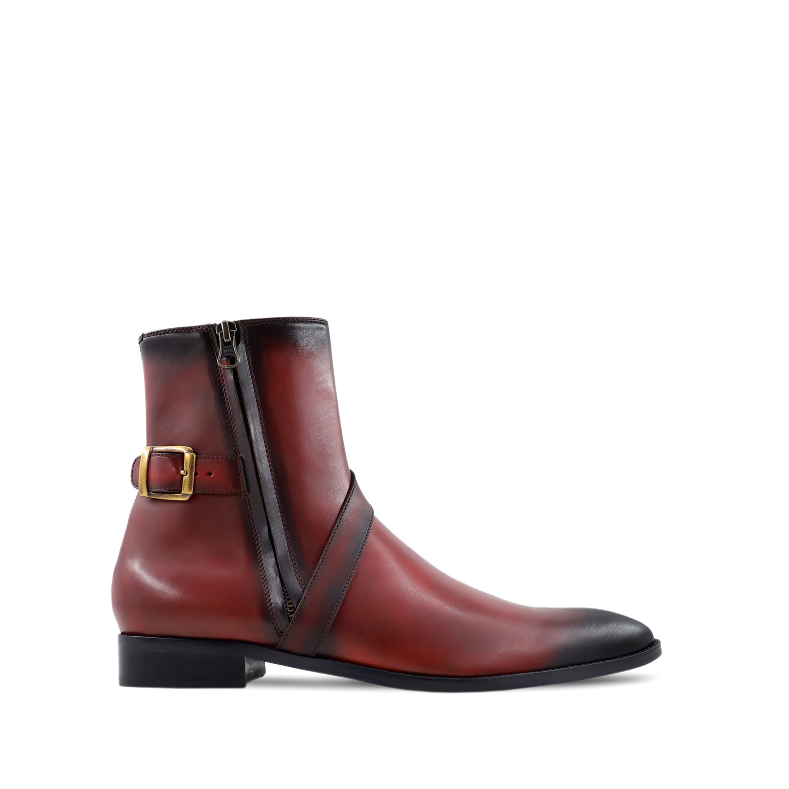 Maddox 4 Men's Burnished Oxblood Calf Leather Jodhpur Boot