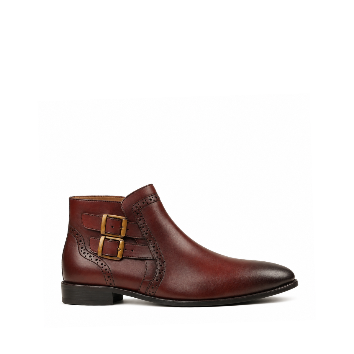 Burton 5 Men's Burnished Reddish Brown Calf Leather Jodhpur Boot