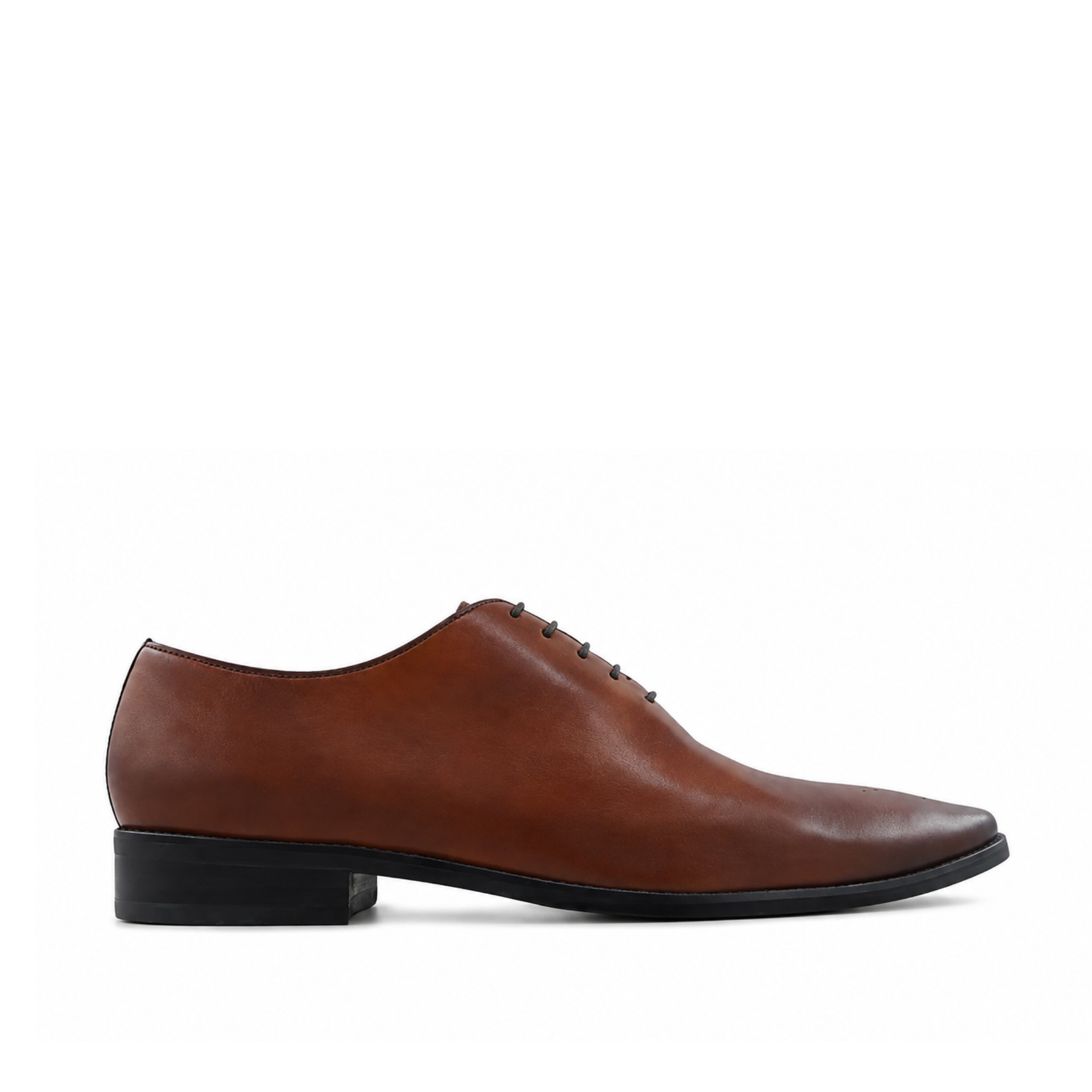 Fitzroy Men's Brown Calf Leather Wholecut Shoes