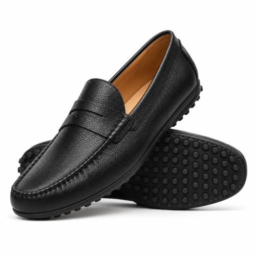 Darcy 2 Men's Black Calf Leather Driver Shoe