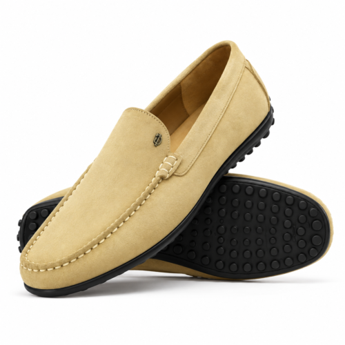 Grayson 2 Men's Camel Split Suede Driver Shoe
