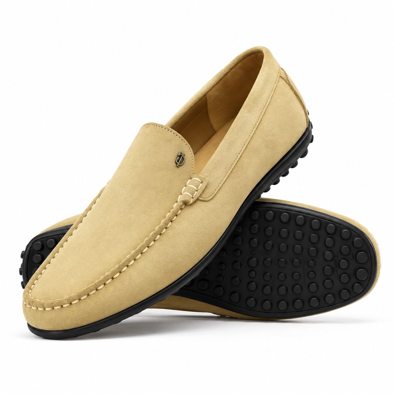Grayson 2 Men's Camel Split Suede Driver Shoe