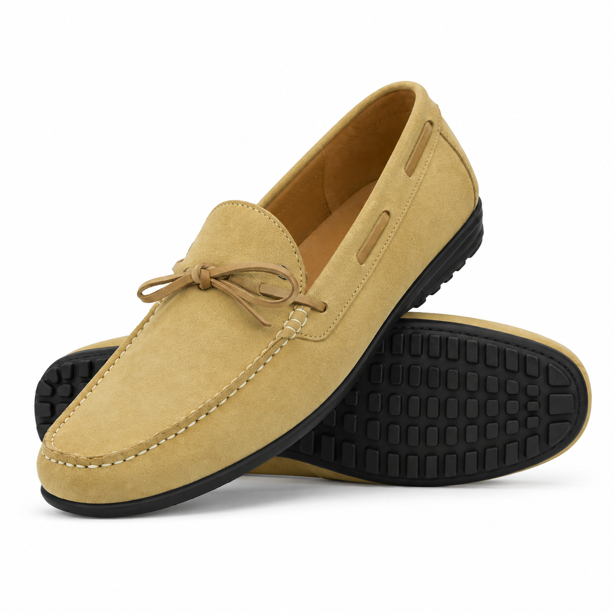 Paxton 4 Men's Camel Split Suede Driver Shoe