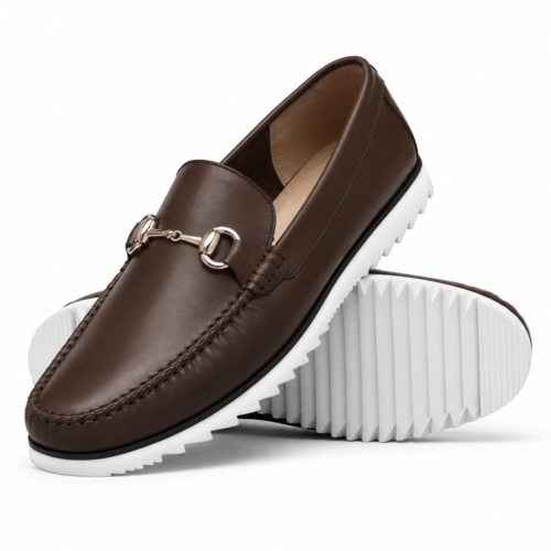 Pembroke Men's Dark Brown Calf Leather Loafer