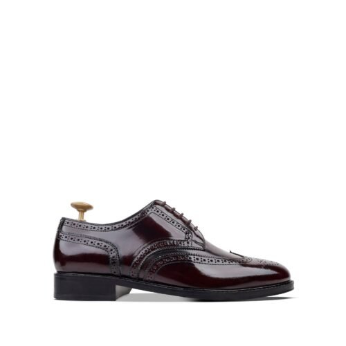 Branson Men's Burgundy Calf Leather Derby Shoe