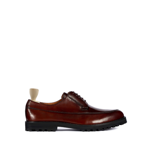Carter Men's Reddish Brown Calf Leather Derby Shoe
