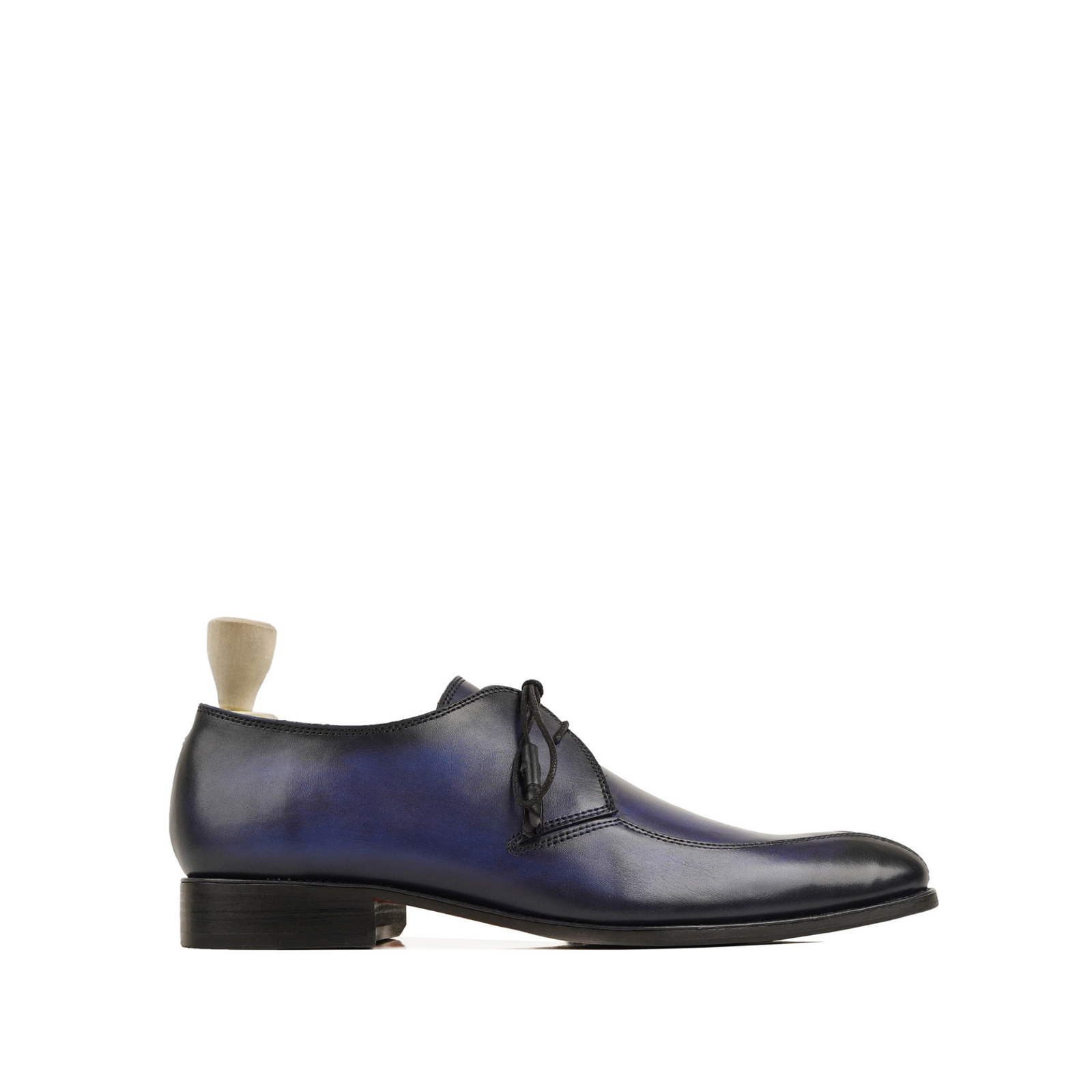 Darcy Men's Burnished Blue Calf Leather Derby Shoe