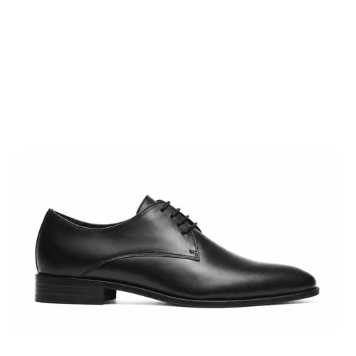 Fletcher Men's Black Calf Leather Derby Shoe