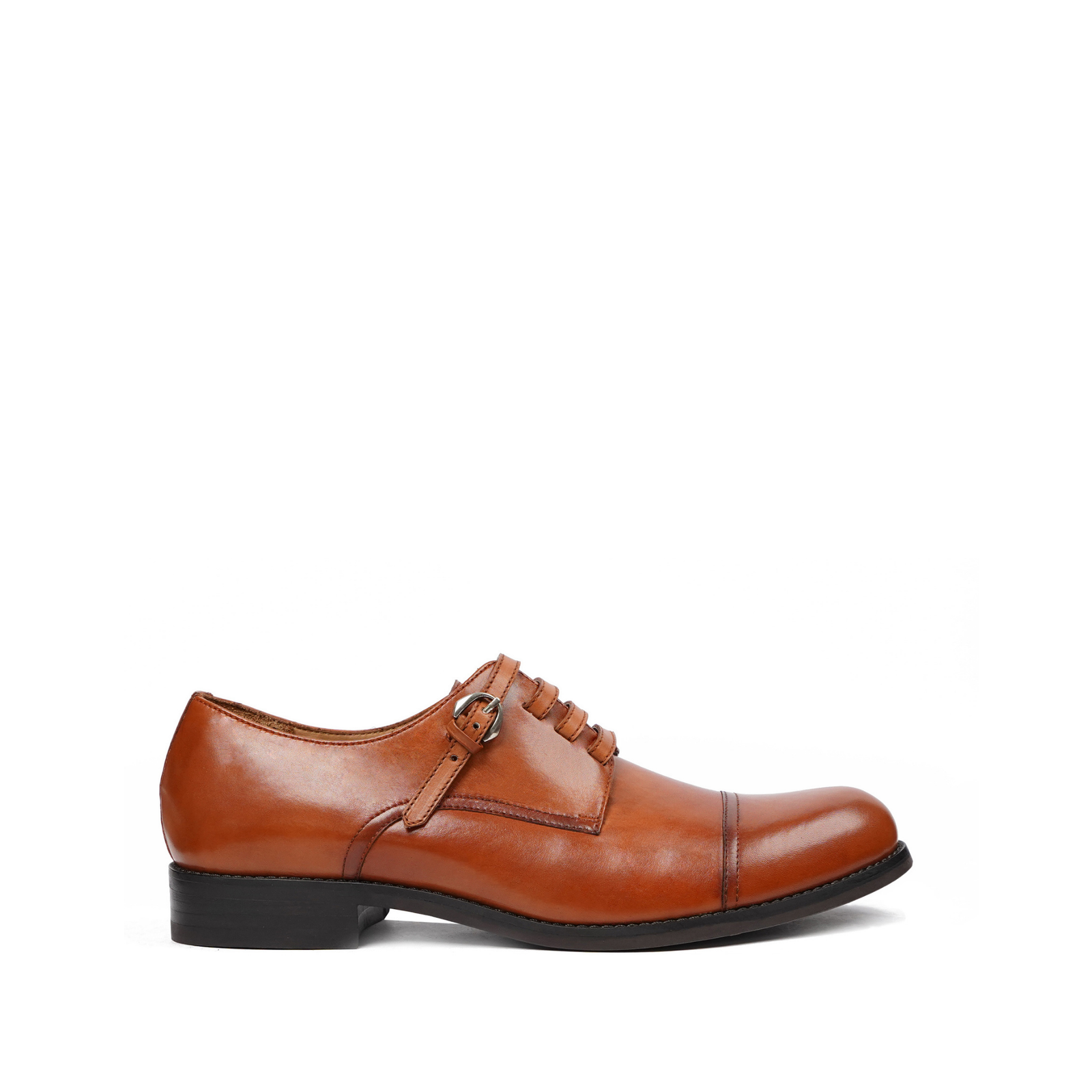 Irving Men's Tan Calf Leather Derby Shoe