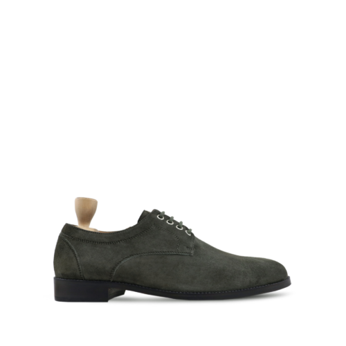 Denton 2 Men's Grey Kid Suede Derby