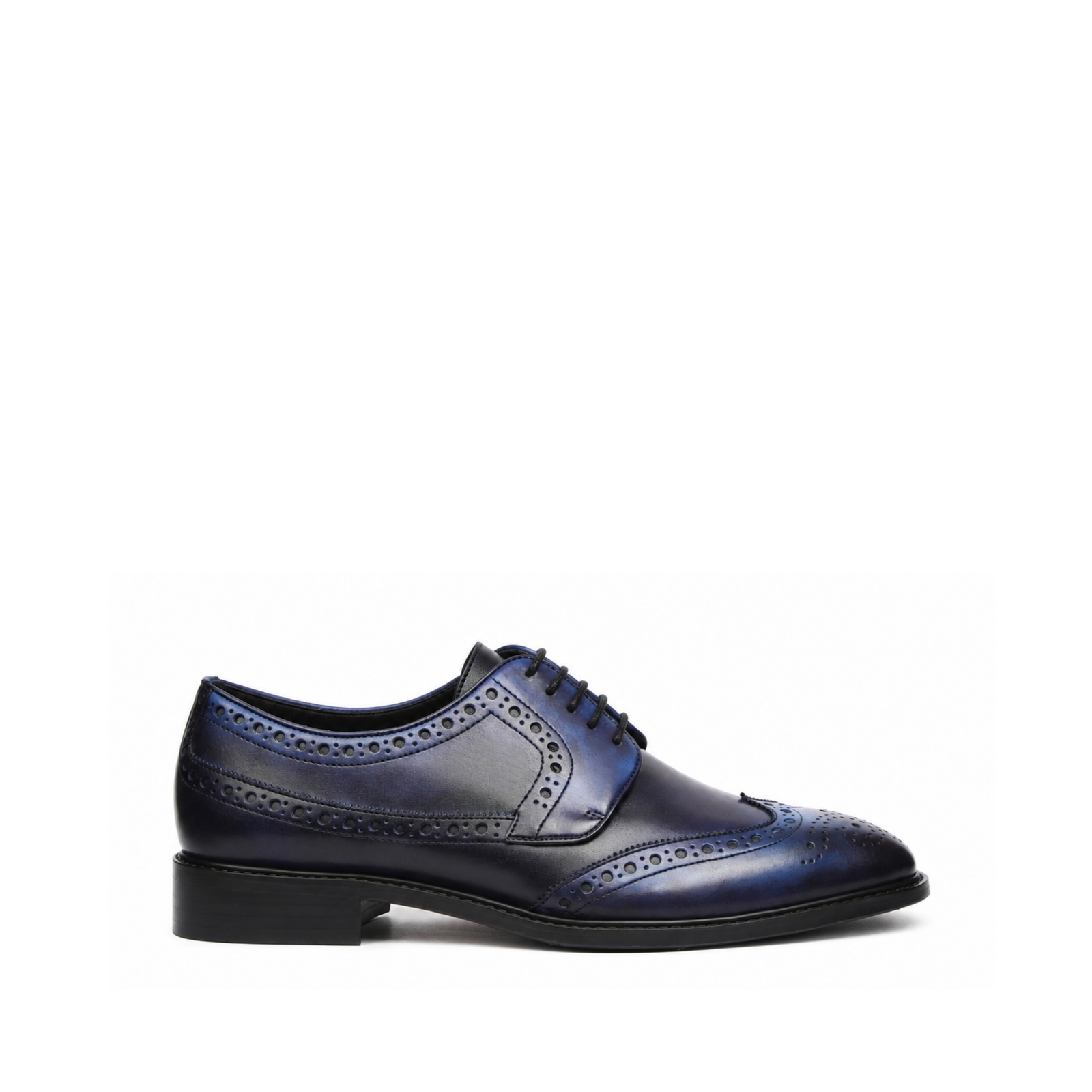 Easton 2 Men's Dark Blue Calf Leather Derby Shoe