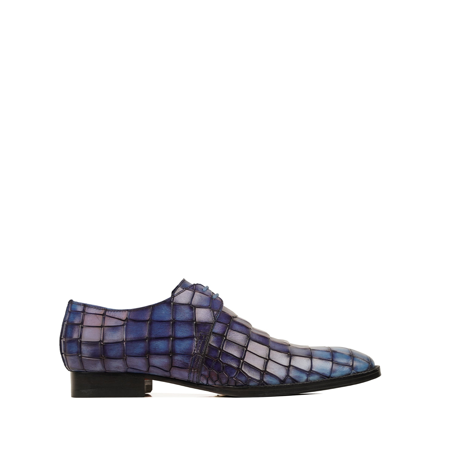 Grayson 3 Men's Burnished Blue Calf Leather Derby Shoe