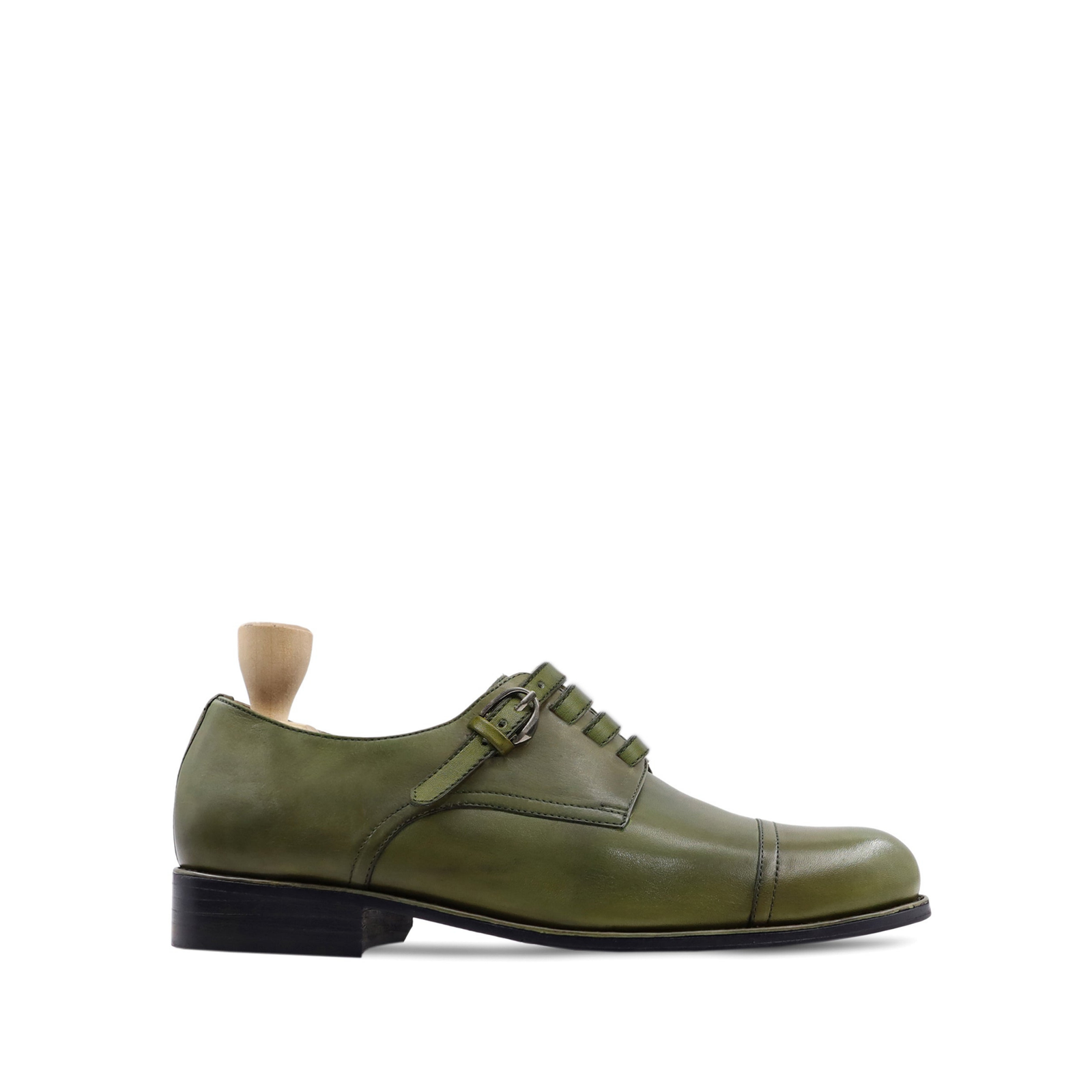 Whitaker 3 Men's Green Calf Leather Derby Shoe