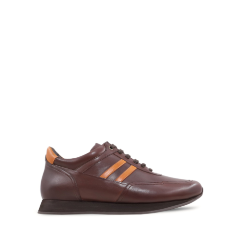 Langley Men's Brown Calf Leather Jogger