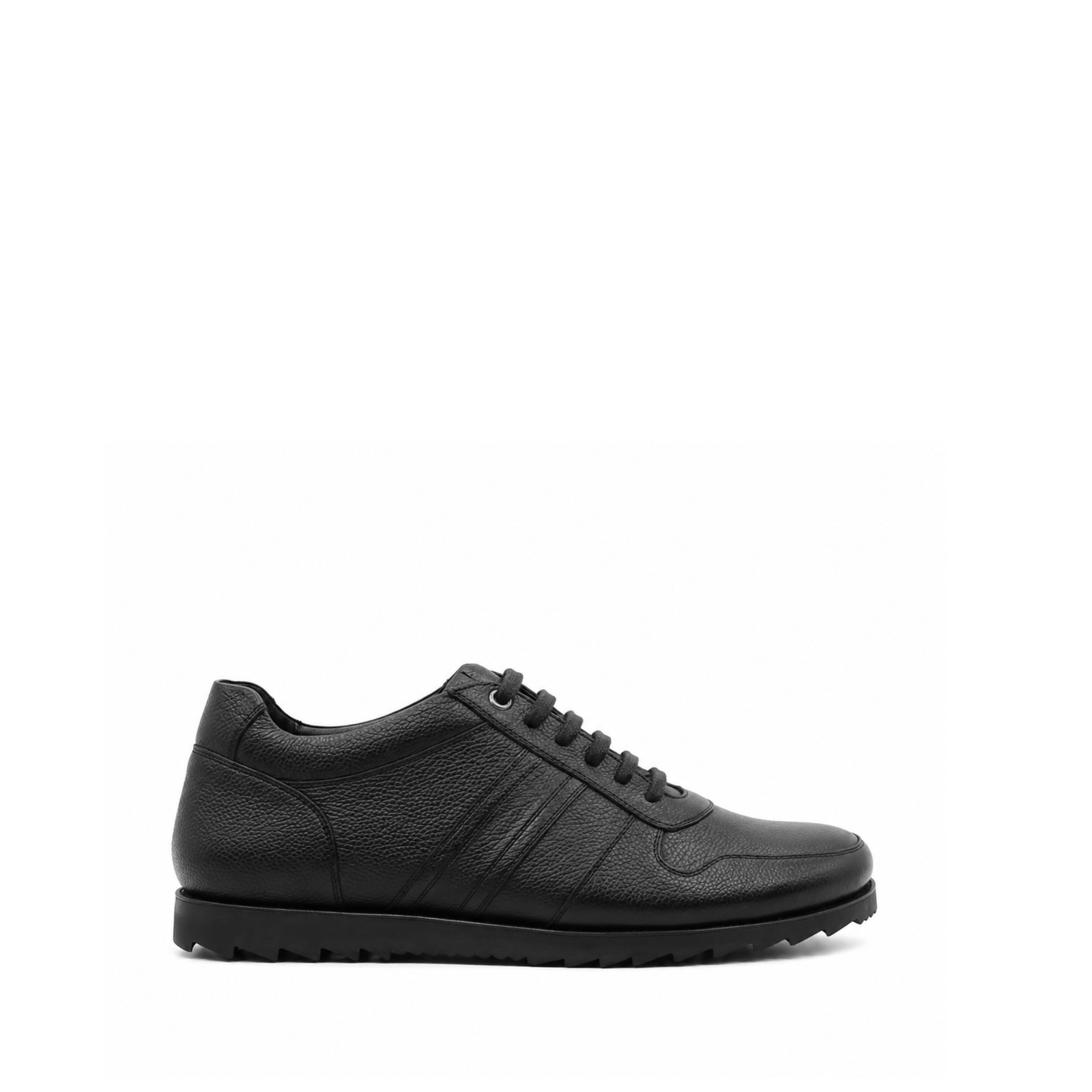 Lawson 2 Men's Black Pebble Grain Leather Jogger