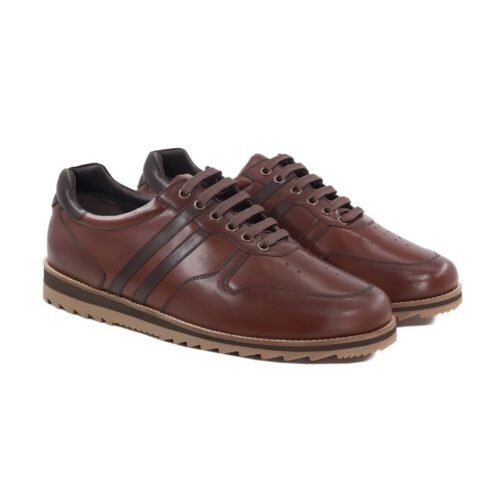 Fletcher 3 Men's Brown Calf Leather Jogger