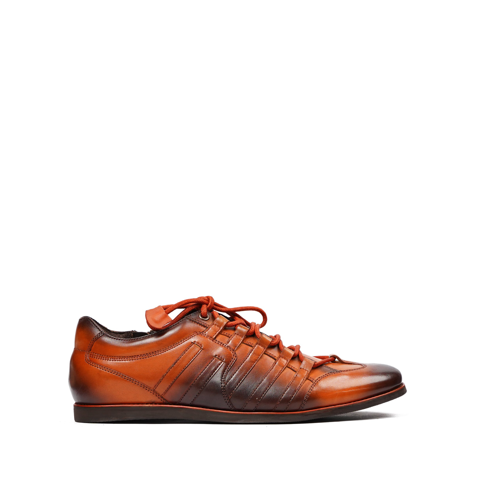 Hastings 3 Men's Tan Brown Leather Jogger