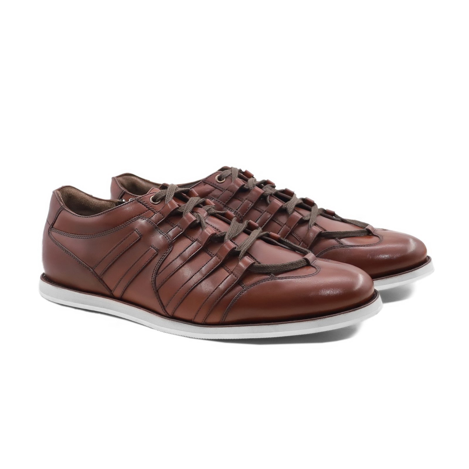 Ashford 5 Men's Brown Calf Leather Jogger
