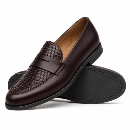 Harrington Men's Brown Calf Leather Loafer