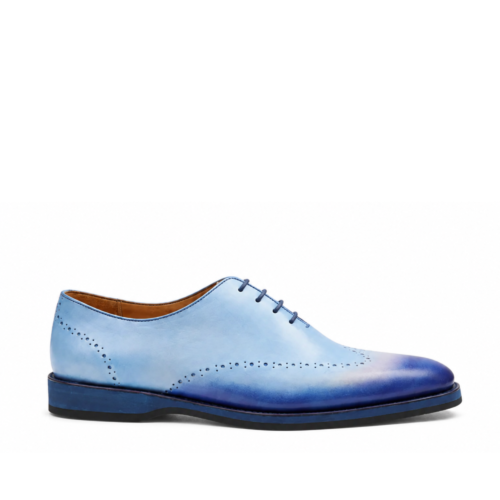 Albemarle Men's Patina Calf Leather Wholecut Wholecut Shoes