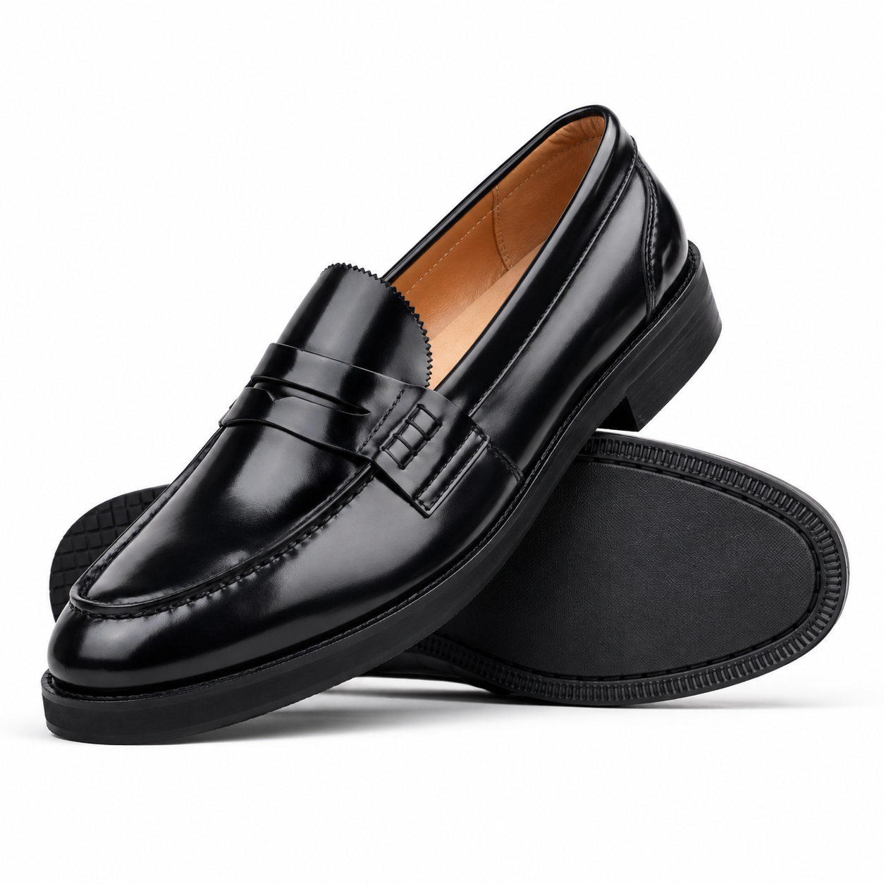 Westminster Men's Black Box Leather Loafer