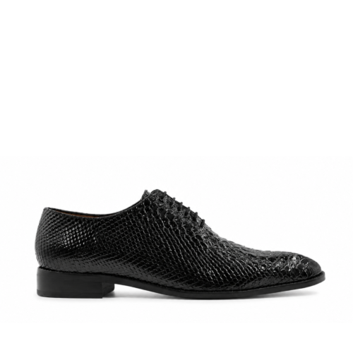 Dorchester Men's Black Patent Leather Wholecut Shoes